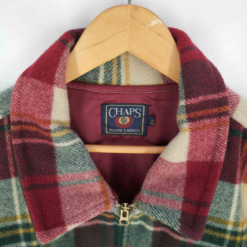 チャップスラルフローレン CHAPS RALPH LAUREN 90S ウールナイロン クルーザージャケット メンズ EL