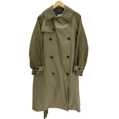 メゾンスペシャル MAISON SPECIAL 異素材 コンビ オーバーサイズ トレンチ コート メンズ JPN:44