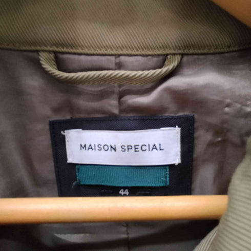 メゾンスペシャル MAISON SPECIAL 異素材 コンビ オーバーサイズ トレンチ コート メンズ JPN:44