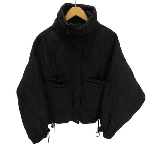 ザラ ZARA Collection WATER-REPELLENT PUFFER JACKET 撥水加工 キルティング ショート パフジャケット レディース import:M