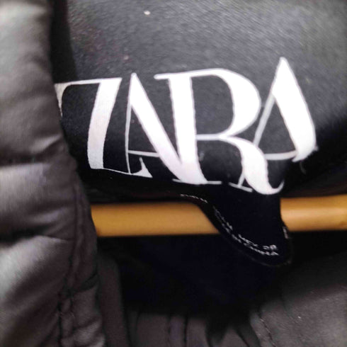 ザラ ZARA Collection WATER-REPELLENT PUFFER JACKET 撥水加工 キルティング ショート パフジャケット レディース import:M