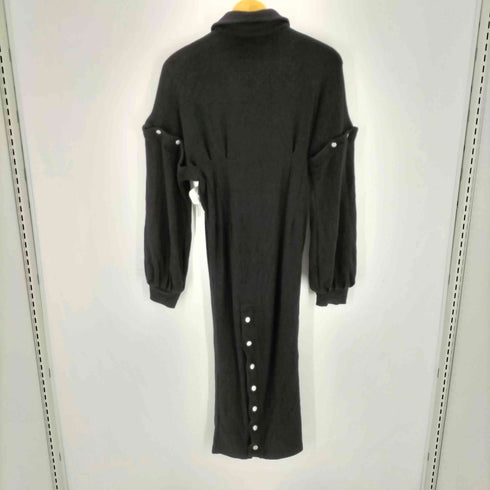 FICTION TOKYO スナップスリットワンピース Metal Snaps Slit One-Piece レディース