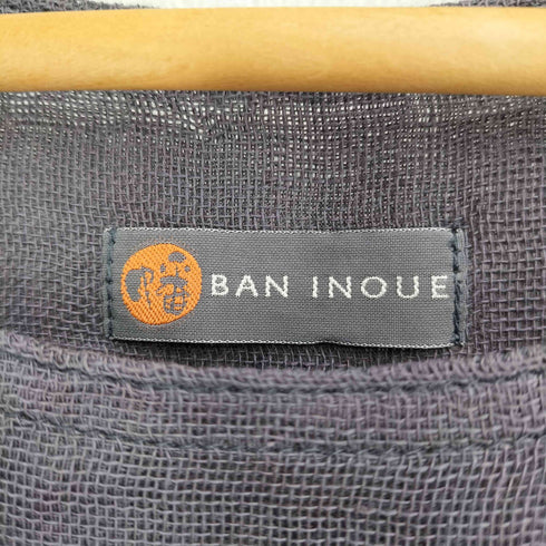 BAN INOUE 手織り麻 ノースリーブワンピース レディース