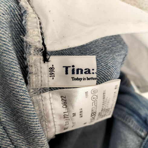 ティーナジョジュン TINA:JOJUN ルーズ デニムパンツ レディース M