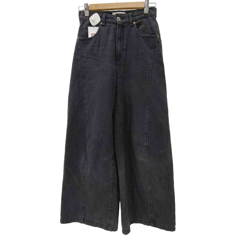 リリーブラウン Lily Brown 23AW カーブ パネル デニム パンツ レディース JPN:1