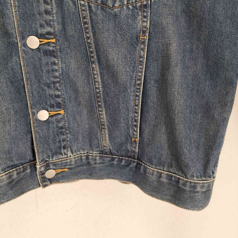 キャラクターデザインデニムトラッカージャケット メンズ L