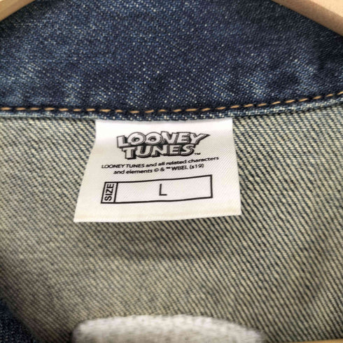 キャラクターデザインデニムトラッカージャケット メンズ L