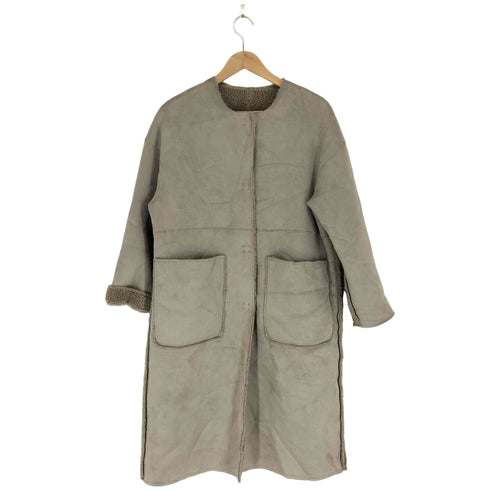 ザラ ZARA フェイクムートンコート レディース S