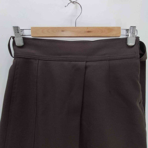 ステュディオス STUDIOUS ベルト付き アシンメトリー コンビ プリーツ スカート レディース JPN:2