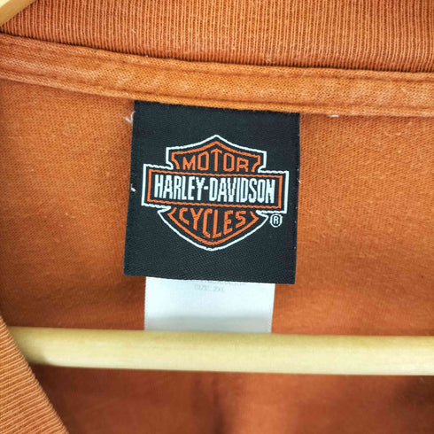 ハーレーダビッドソン HARLEY-DAVIDSON 両面プリント クルーネック L/S Tシャツ メンズ