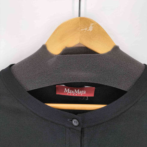 マックスマーラステュディオ MAX MARA STUDIO クルーネック サマーニットカーディガン レディース JPN:L