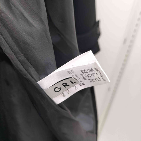 グレイル GRL 襟3Wayベルト付きフェイクウールトレンチコート レディース JPN:S