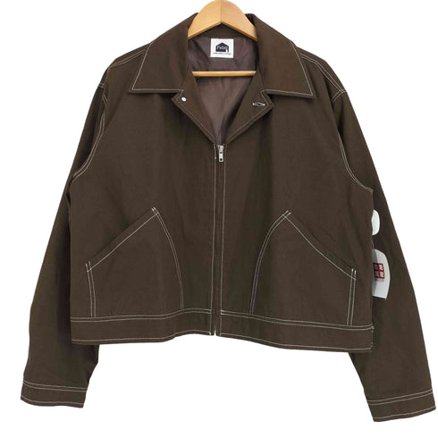 ファーファット FAFATT コットン ハーフ ジップジャケット メンズ