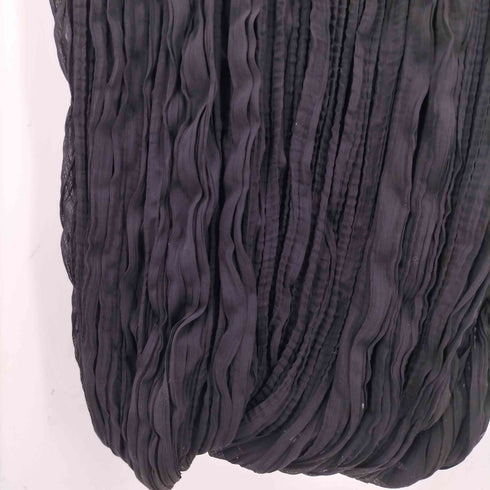 ザラ ZARA ZW COLLECTION コントラスト しわ加工ワンピース レディース import:M