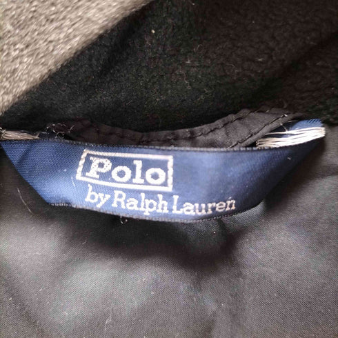 ポロバイラルフローレン Polo by RALPH LAUREN 80s 三角タグ スモールポニー刺繍 フードドッキングダウンジャケット レディース 150