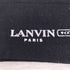 ランバン パリ LANVIN PARIS ロゴ刺繍 リブ ソックス 靴下 メンズ 25