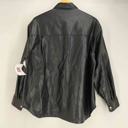 アダムエロペ Adam et Rope フェイクレザー オーバーサイズシャツ メンズ JPN:M