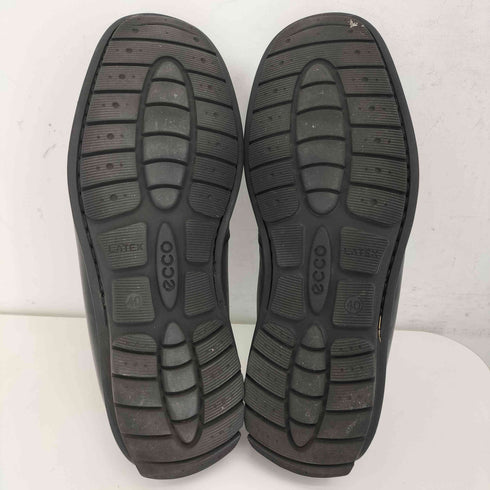 エコー ecco ドライビングシューズ レザー スリッポン ローファー メンズ 40