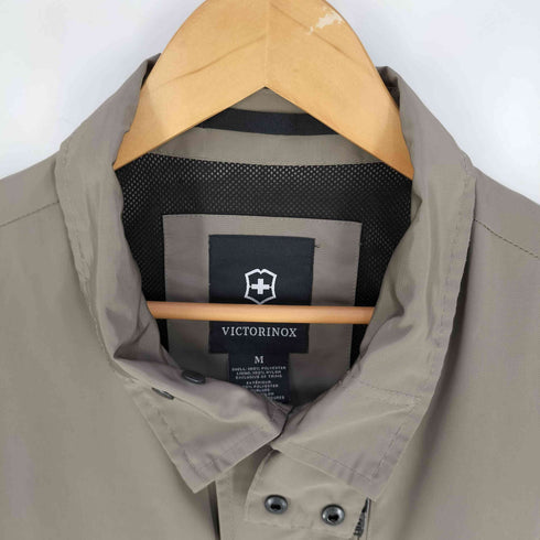 ビクトリノックス VICTORINOX 玉虫 シェル チンスト ステンカラーコート メンズ import:M