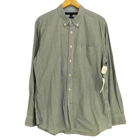 トミーヒルフィガー TOMMY HILFIGER ストライプ L/S シャツ メンズ import:L