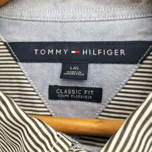 トミーヒルフィガー TOMMY HILFIGER ストライプ L/S シャツ メンズ import:L