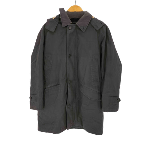 バーバリーロンドン BURBERRY LONDON ノバチェック ダウンライナー付 フードドッキング ステンカラーコート メンズ JPN:M