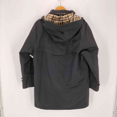 バーバリーロンドン BURBERRY LONDON ノバチェック ダウンライナー付 フードドッキング ステンカラーコート メンズ JPN:M