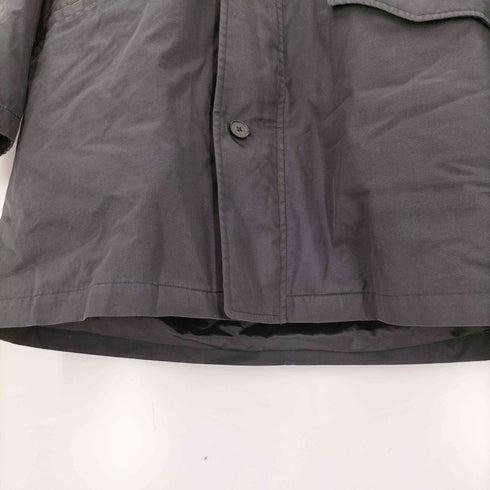 バーバリーロンドン BURBERRY LONDON ノバチェック ダウンライナー付 フードドッキング ステンカラーコート メンズ JPN:M