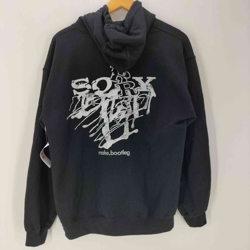 GILDAN ボディ SORRY a bootleg pgm Hoodie 両面 ペイント プリント フーディー パーカー メンズ import:M