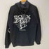 GILDAN ボディ SORRY a bootleg pgm Hoodie 両面 ペイント プリント フーディー パーカー メンズ import:M