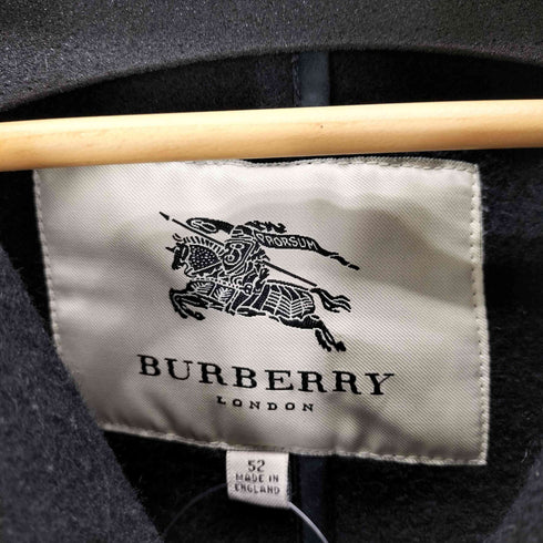 バーバリーロンドン BURBERRY LONDON 英国製 ウール100% ピーコート メンズ EUR:52