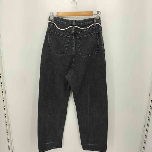 RACCAGNI ZIP ドローストリング ハイウエスト センターペイント ストレート リメイク メンズ