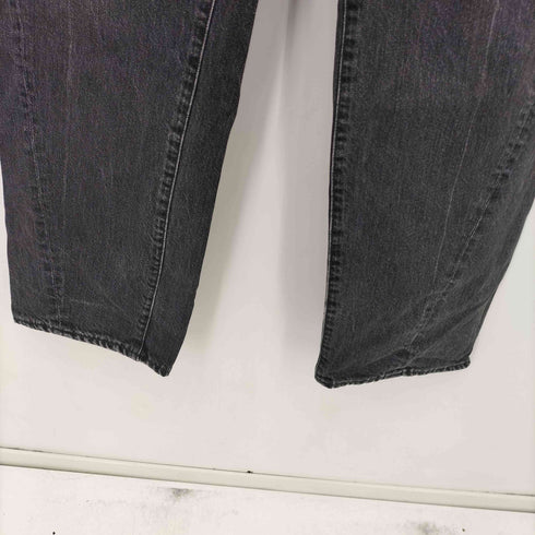 RACCAGNI ZIP ドローストリング ハイウエスト センターペイント ストレート リメイク メンズ