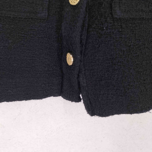 ザラ ZARA 金釦ツイードジャケット レディース M