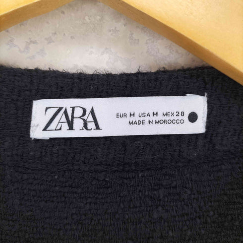 ザラ ZARA 金釦ツイードジャケット レディース M