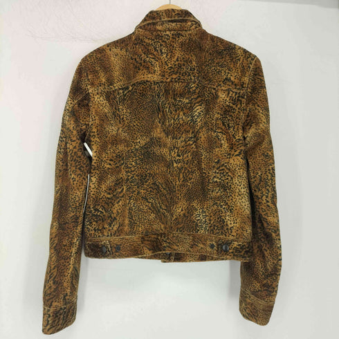 ジョーンズニューヨーク JONES NEW YORK レオパード ベロア ジャケット レディース 4
