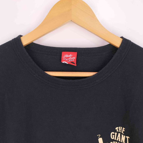 スタジオダルチザン STUDIO DARTISAN 両面プリント クルーネック ロングスリーブTシャツ メンズ JPN:XL