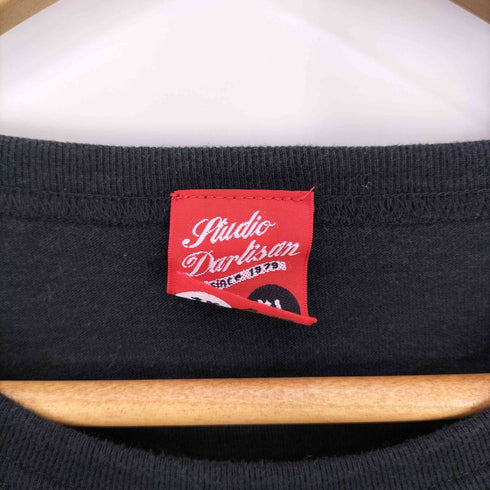 スタジオダルチザン STUDIO DARTISAN 両面プリント クルーネック ロングスリーブTシャツ メンズ JPN:XL