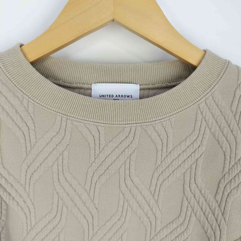 ユナイテッドアローズ UNITED ARROWS ケーブル ジャカード スウェット プルオーバー レディース FREE