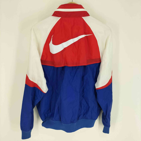 ナイキ NIKE スウッシュロゴ刺繍 バックプリント 裏地メッシュ 2WAY ナイロン ウィンドランナー ジャケット メンズ import:M