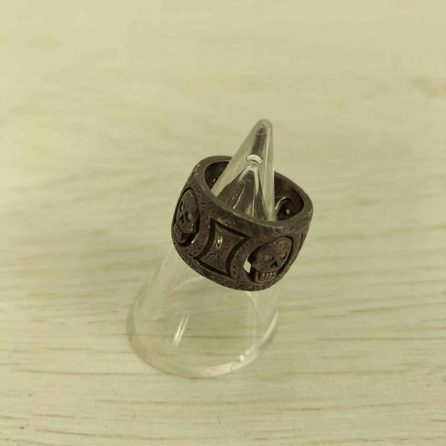 ローリーロドキン Loree Rodkin 925刻印 Skull Ring スカルリング メンズ 約7~9号