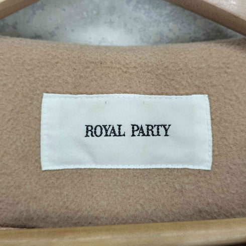 ロイヤルパーティー ROYAL PARTY ノーカラーウールコート レディース 2