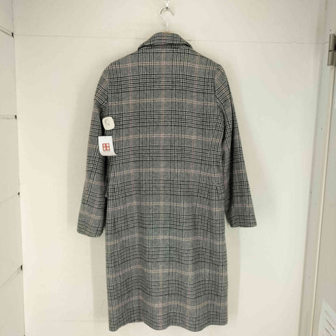 ギャップ Gap チェック柄ウールチェスターコート レディース M