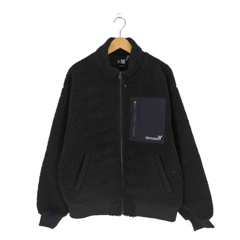 グラウンドワイ Ground Y 24AW BOA BLOUSON GY LOGO ボアブルゾン メンズ JPN:5