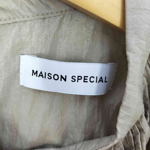 メゾンスペシャル MAISON SPECIAL パフスリーブブラウスワンピース レディース FREE