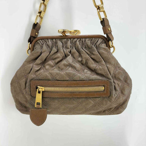 マークジェイコブス MARC JACOBS リトル スタム がま口 レザーショルダーバッグ レディース
