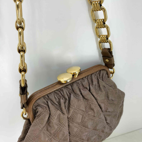 マークジェイコブス MARC JACOBS リトル スタム がま口 レザーショルダーバッグ レディース