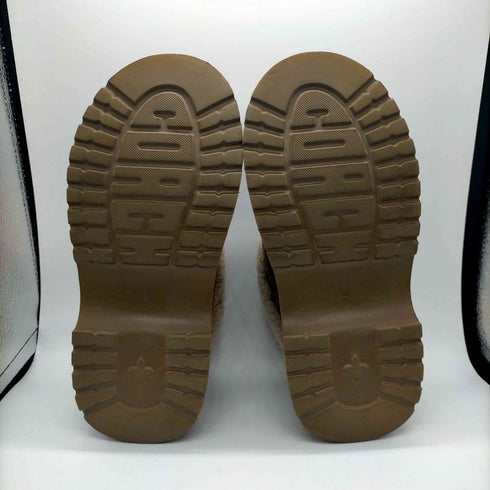 コーチ COACH 25AW Cecelia Clog セシリア クロッグ・シグネチャー スエード ショート ボア ブーツ 厚底 レディース JPN:22