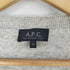 アーペーセー A.P.C. リネン混 リブ透かし編み カーディガン レディース import:M