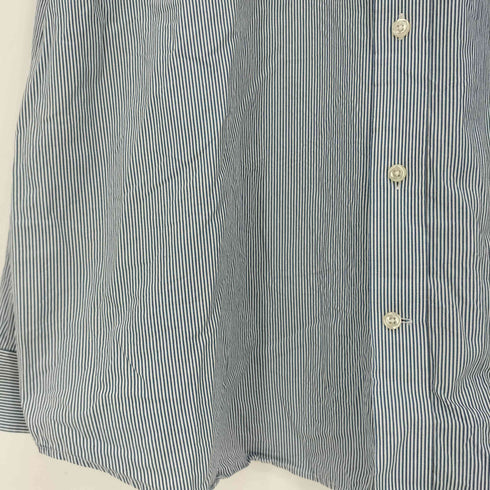 セントジョンズベイ STJOHNS BAY 80S 2 PLY ストライプ コットン長袖シャツ メンズ import:XXL